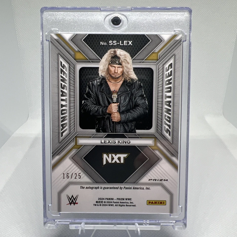 2024 Panini Prizm WWE Lexis King Sensational Signatures MOJO /25 Auto #SS-LEX - Image 2 of 2