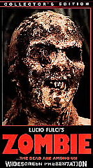 Lucio Fulci Zombie Collector's Edition VHS Clamshell Case