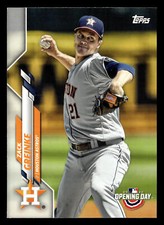 Zack Greinke 2020 Topps Opening Day #121 Houston Astros Buy10get5FREE
