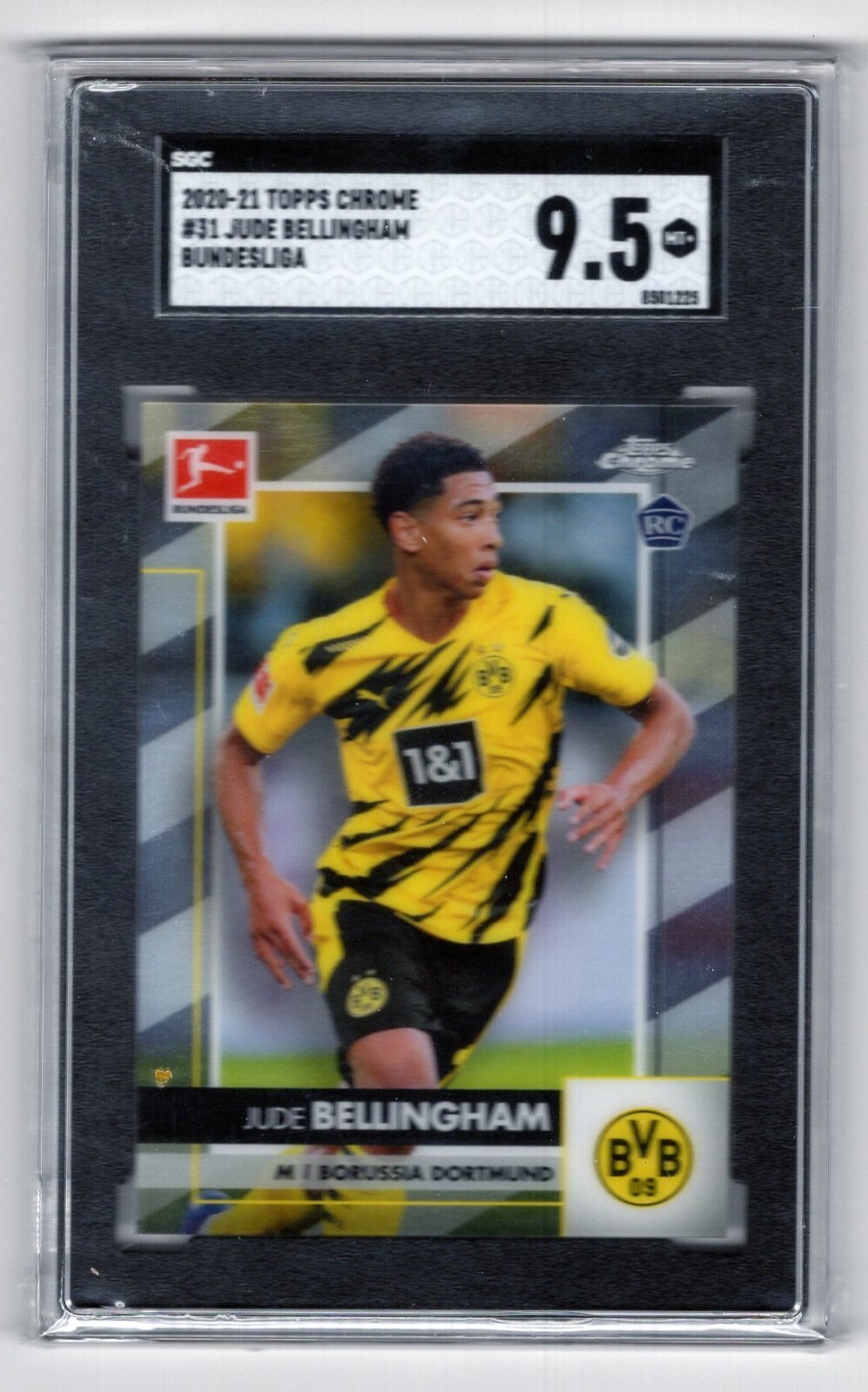 Jude Bellingham 2020 Topps Chrome Bundesliga #31 Base Price Guide