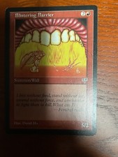 MTG Blistering Barrier SINGLE USED EXCELLENT CONDITION SEE PHOTOS