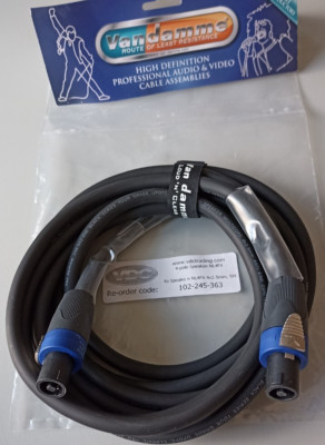 Van Damme - Lautsprecheranschlußkabel, 4x2,5mm², Neutrik SpeakON ( NL4FX/ NL4FX)