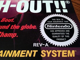 Mike Tyson's PUNCH OUT !! NES box art retro video game 24" poster print nintendo