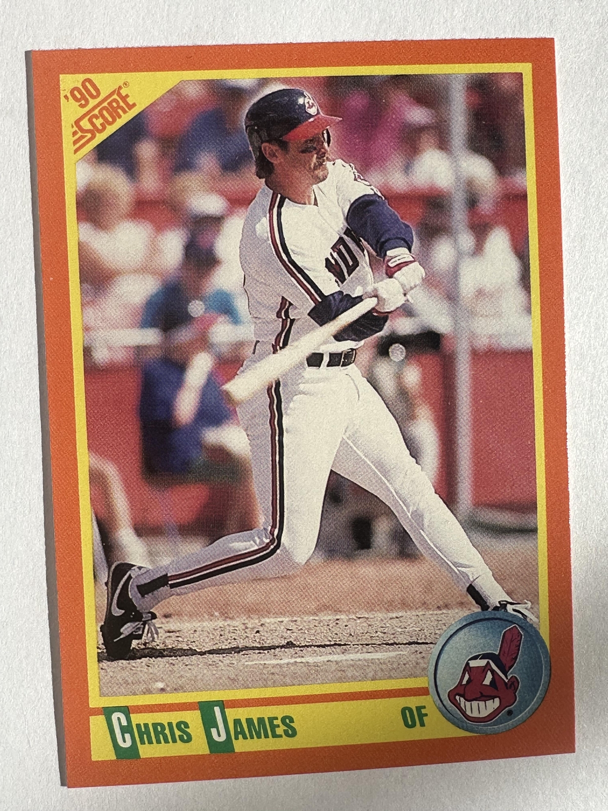 1990 Score Rookie & Traded #60T Chris James