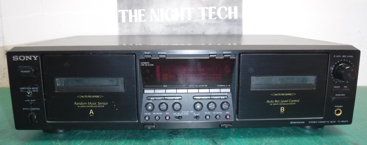 Sony TC WE-675 Dual Stereo Cassette Deck | eBay
