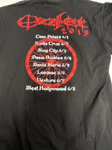 Ozzfest 2019 Black T-Shirt - Small - Picture 5 of 6
