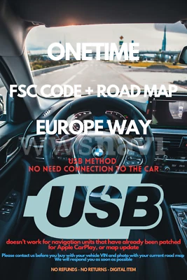 ORIGINAL BMW ROAD MAP EUROPE WAY 2026 | ARCHIVO FSC + HOJA DE RUTA - MÉTODO USB - Imagen 1 de 4