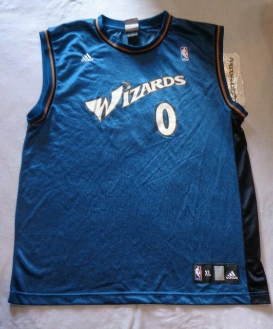 Adidas Gilbert Arenas Washington Wizards NBA Basketball Jersey Men XL