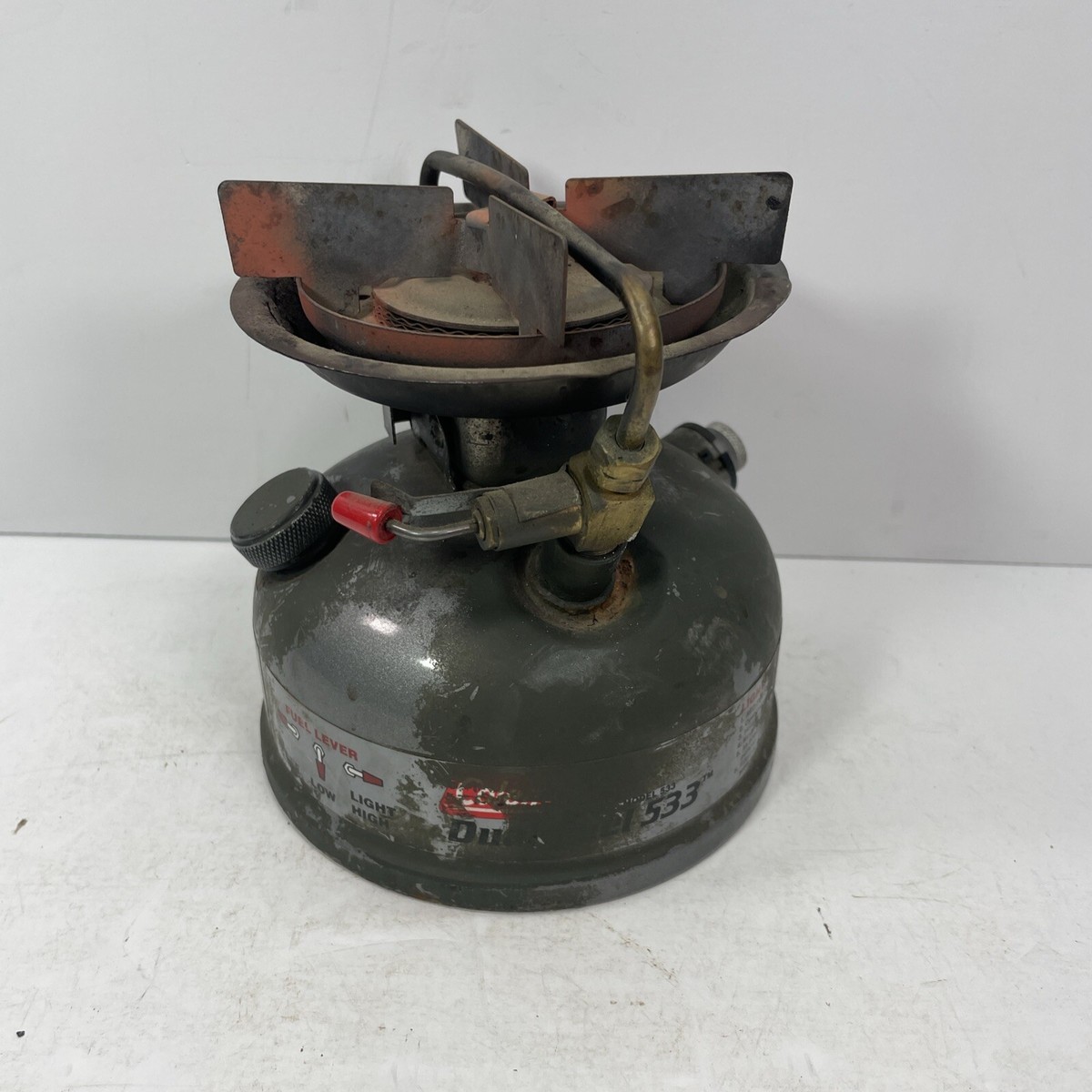 Vintage Coleman 533 Dual Fuel Stove Hiking Backpacking Vintage Coleman 533 Dual Fuel Stove Hiking Backpacking