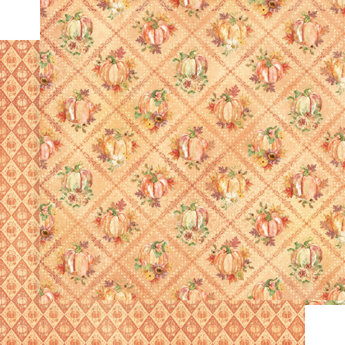 GRAPHIC 45 "HELLO PUMPKIN" 12X12 PAPER PACK PUMPKINS, FALL AUTUMN SCRAPJACK'S PL - Picture 7 of 10