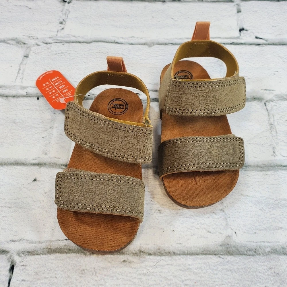 Infant brown sale sandals