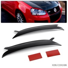 New Headlight Eyelids Cover Fit For 06-09 Vw Golf Gti Jetta R32 Rabbit Mk5