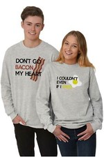 Camiseta manga larga para hombre o mujer Relationship Brunch pareja regalo amor a juego