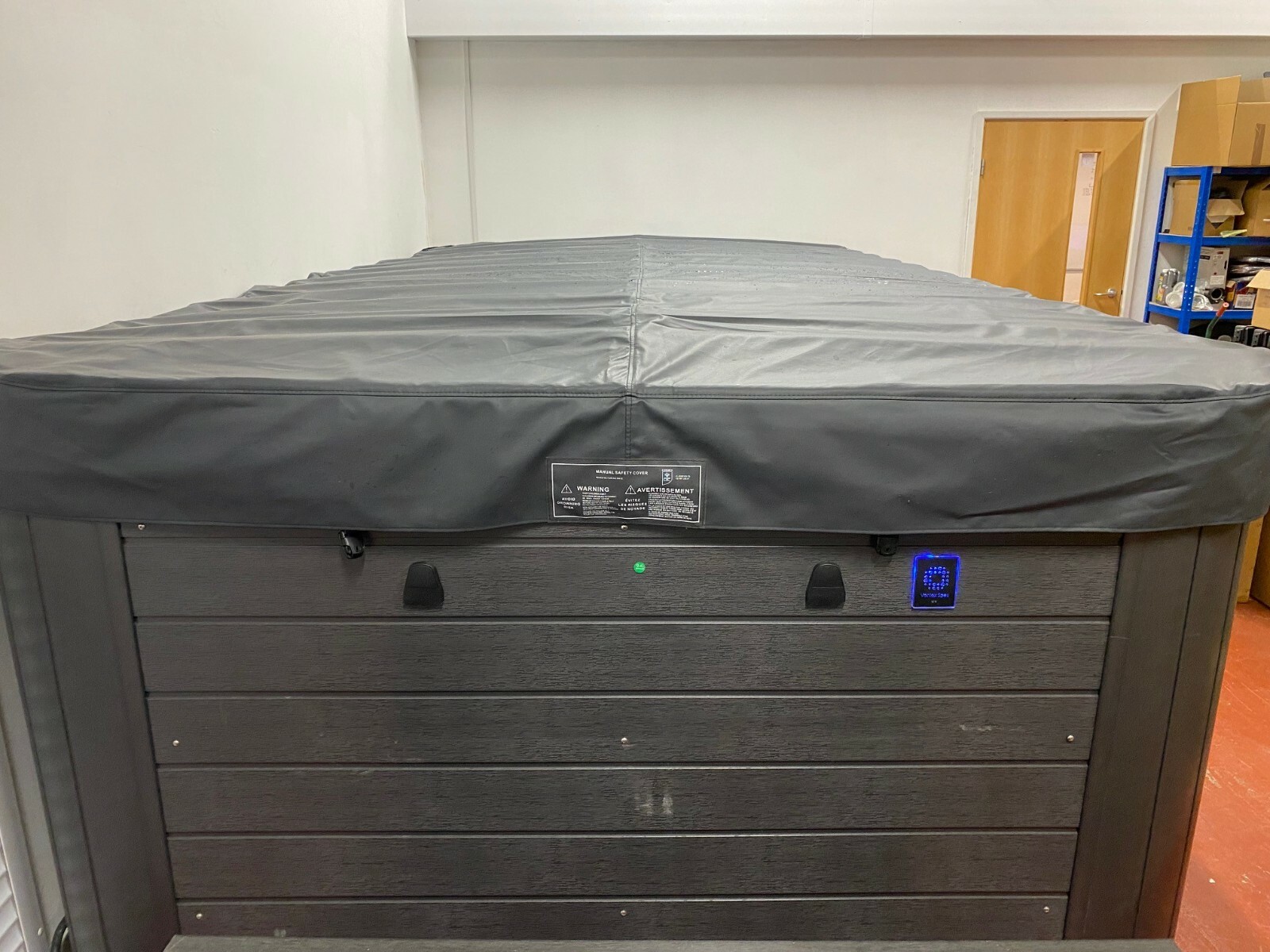 NEW Vortex Dark Grey Insulated Roll Up Swim Spa Covers eBay