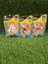 Goo Jit Zu Sonic the Hedgehog Minis Lot Of 3 Knuckles, Tails, Eggman