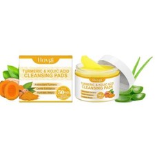 50pcs Turmeric Cleansing Pads, Kojic Acid And Turmeric Cleansing Pads New K3