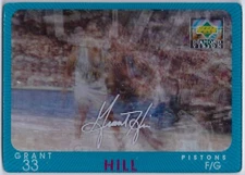 1998 Upper Deck Diamond Vision Signature Moves Grant Hill Parallel Card #S8