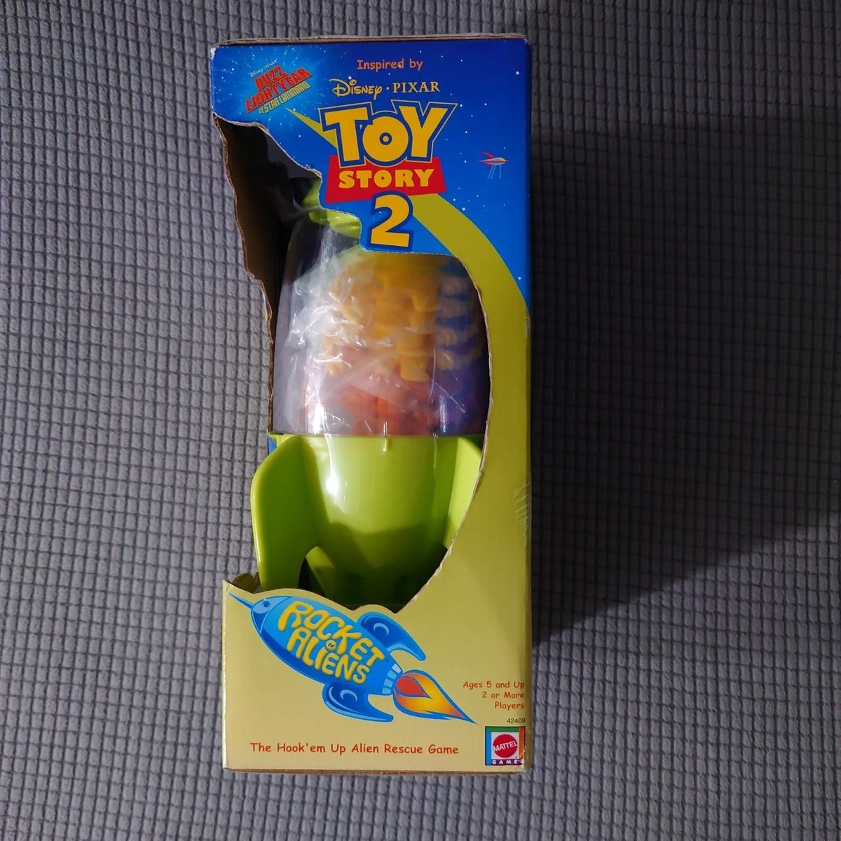 Vintage Toy Story 2, Buzz Lightyear Rocket of Aliens Claw (Factory