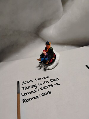 2002 Lemax Tubing With Dad