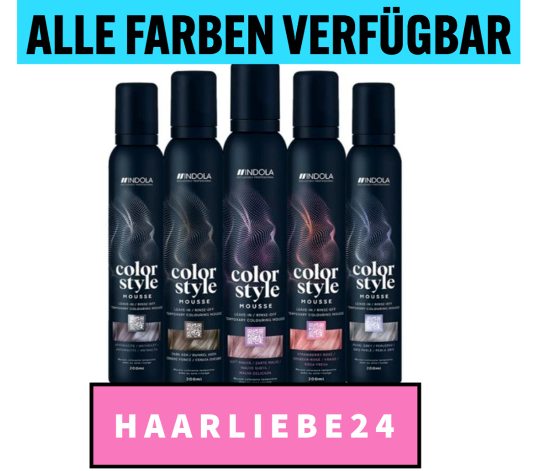 NEUESTE INDOLA Color Mousse 200ml Schaumtönung & Stylingmousse expert mousse