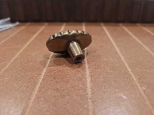Amerock Natural Elegance Burnished Brass 1 5/8" Cabinet Pull Knob BP1338-O77 - Picture 5 of 10