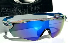 NEW Oakley RADAR EV Path HOLOGRAPHIC Polarized Galaxy Blue Mirror Sunglass 9208