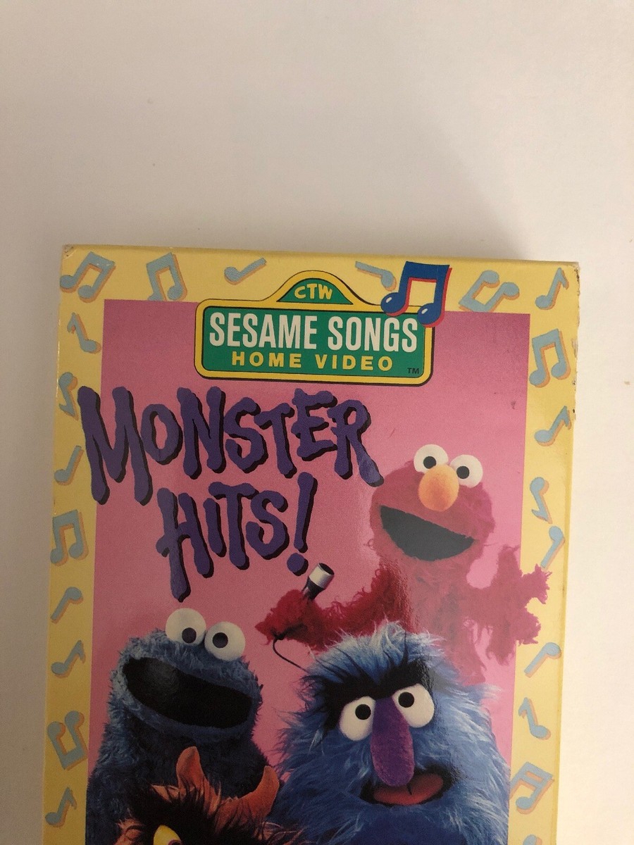 その他 Monster Hits 15 Hits Video Selection (VHS) Monster Hits! Sesame Street Songs Home Video VHS Tape 1990