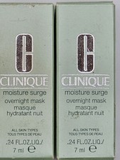 New Bundle Of 2 CLINIQUE Moisture Surge Overnight Mask Facial Masque 7ml