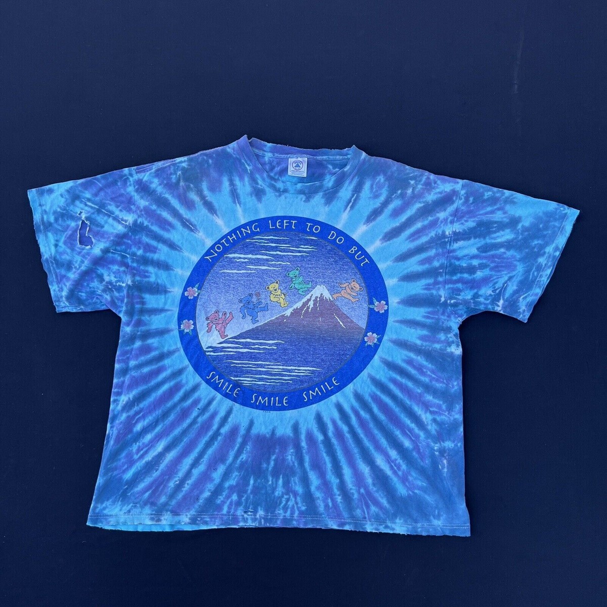 希少90's vintage Grateful Dead バンT フェード　襤褸 希少90's vintage Grateful Dead バンT フェード 襤褸