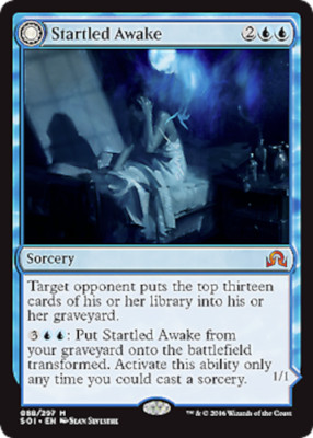 mtg magic Startled Awake Persistent Nightmare ENGLISH Erwachen im Ausbruch Albtraum