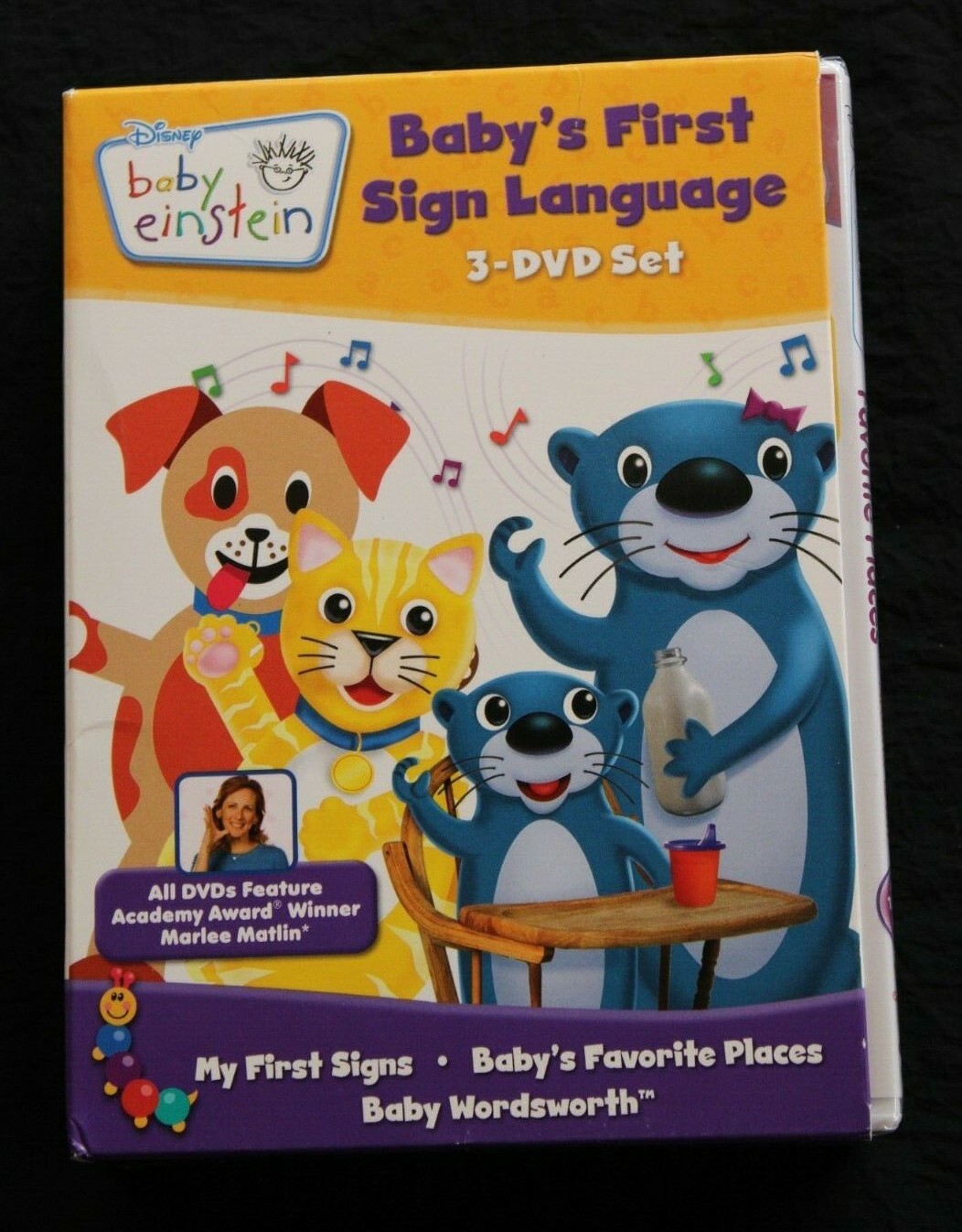 Disney Baby Einstein Baby S First Sign Language 3 Dvd Set Marlee Matlin For Sale Online Ebay