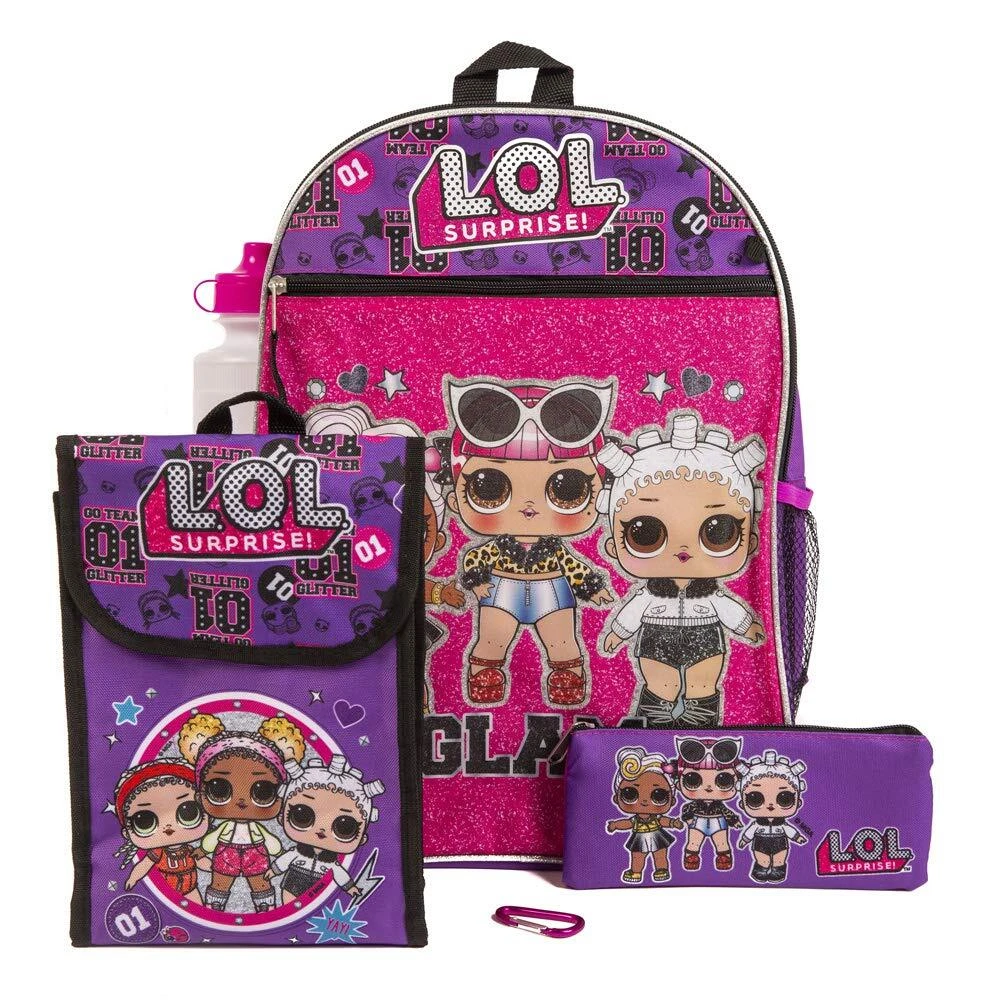 diámetro Maldición Carretilla Mochilas escolares para ninas regalos para niñas 2022 de muñecas LOL set  kit | eBay