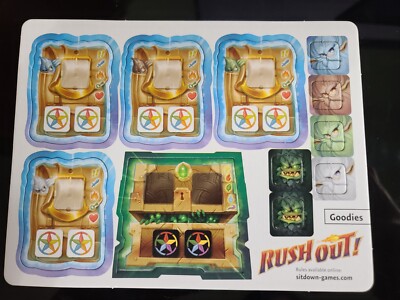 Rush Out - The Familiars - Dice Tower 2022 Pack B - Promo Tiles