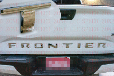 LAVA RED letters fits NISSAN FRONTIER 2022 23 24 logo rear tailgate insert