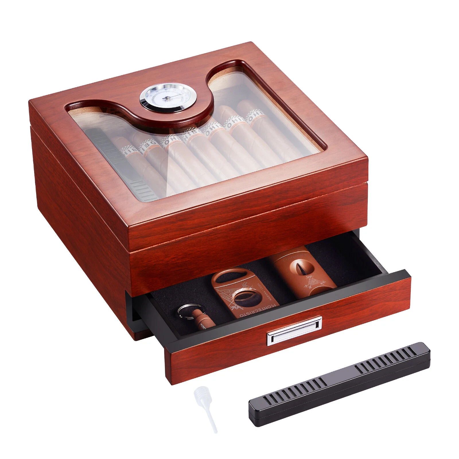 Cigars Humidor,Cigar Storage,Glass