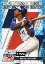  2021 Topps Opening Day Outstanding Opening Days #OOD10 Hank Aaron