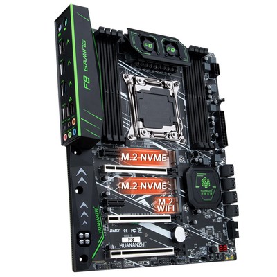 X99-F8 Motherboard LGA2011-3 DDR4 Wifi M.2 NVME Intel C612 Chipset Xeon E5 V3/V4