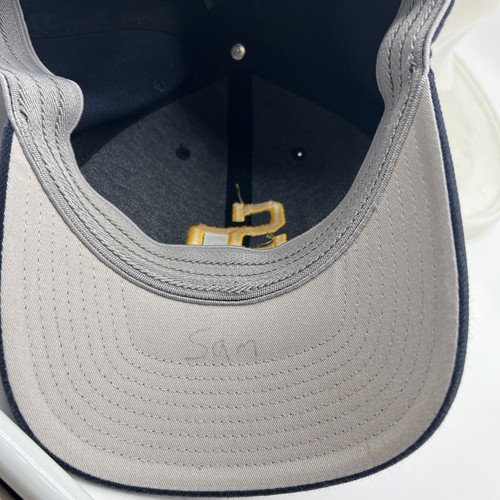 San Diego Padres Adult Hat Baseball Cap Blue Yellow Logo NCBA Fitted Richardson - Afbeelding 11 van 16