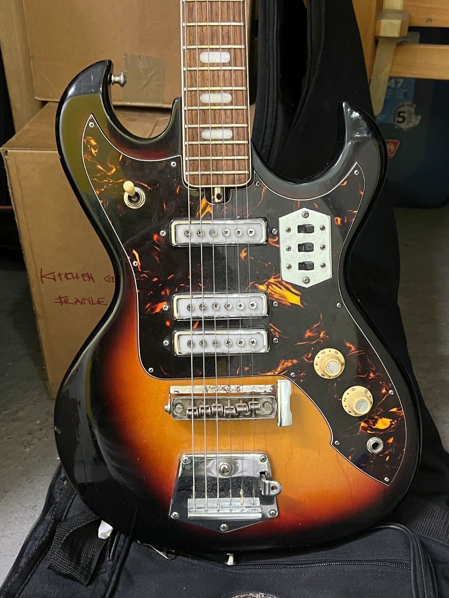 Vintage Telestar Teisco 5003 60's Japanese Electric Guitar