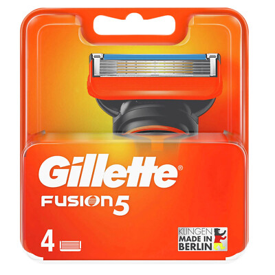 4 stk Gillette Fusion 5 Rasierklingen mit präzisions-Trimmer für exakte Konturen