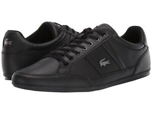 black shoes lacoste