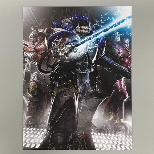 CAPTAIN VARREN WORLD EATERS HORUS HERESY ART BILD POSTER WARHAMMER 40.000