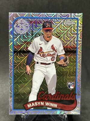 2024 Topps Series 2 Masyn Winn #2T89C-30 Silver Pack Mojo Refractor Cardinals RC