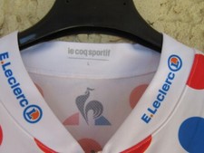 Cyclisme LOT 2 Tee-shirt maillot à Pois + Casquette LECLERC Tour de