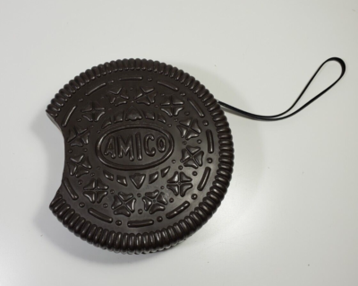 1977 Amico Oreo Cookie Novelty Solid State Radio Tested Works Read