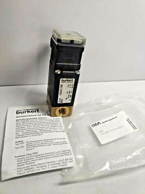 Bukert 00134993 Valve Type 330 - 10Bar 24VDC 