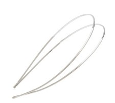 Metal Double Headband - Silver Stylish Hair Accessory for Women