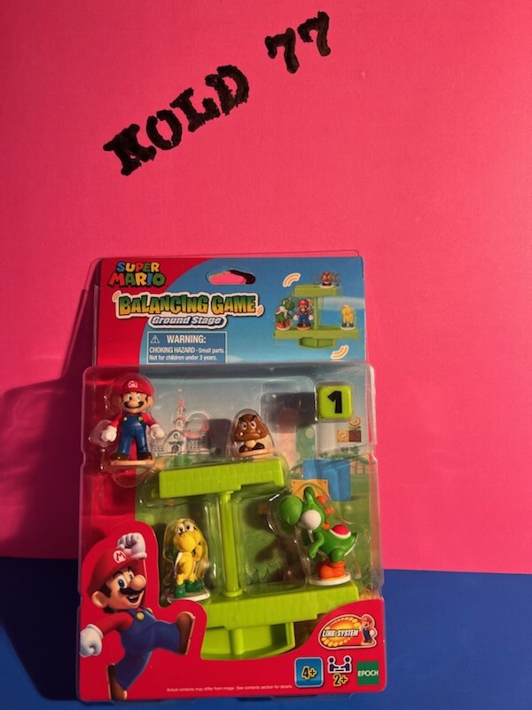 EPOCH GAMES Super Mario Balancing Game Ground Stage – Gioco Di Equilibrio Con Piattaforma, Dado E 4 Personaggi Esclusivi - 2