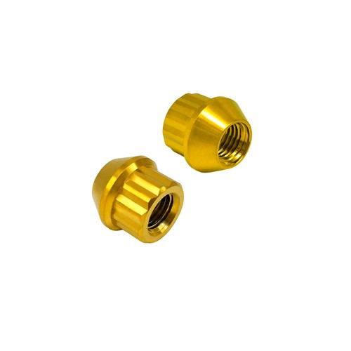 Rison Titanium Lug Nuts Open End Lug Nuts 12 Point GR5 Ti M12 M14 Lug Nut 20PCS - Picture 20 of 79