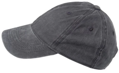 Cool4 Stonewashed Jeans Schwarz 6-Panel Basecap Baseball Cap Vintage SBC10